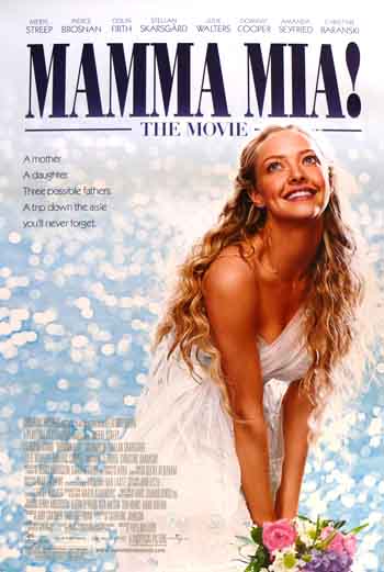 mamma mia movie poster. MAMMA MIA- 2-sided reg movie poster 27x40 MARYL STREEP | eBay