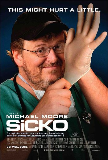 Sicko Movie Poster. D/S movie poster MICHAEL