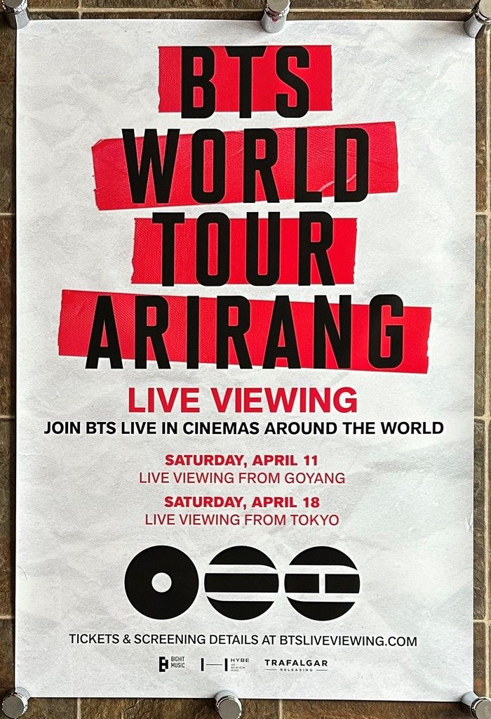 BTS World Tour Arirang - 2026 - Advance Style