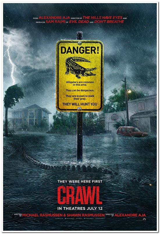 Crawl Movie Poster 2" X 3" Fridge Locker Magnet. 