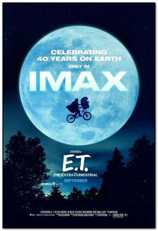 E.T. - 2022 - 40th Anniversary Poster - Imax Style