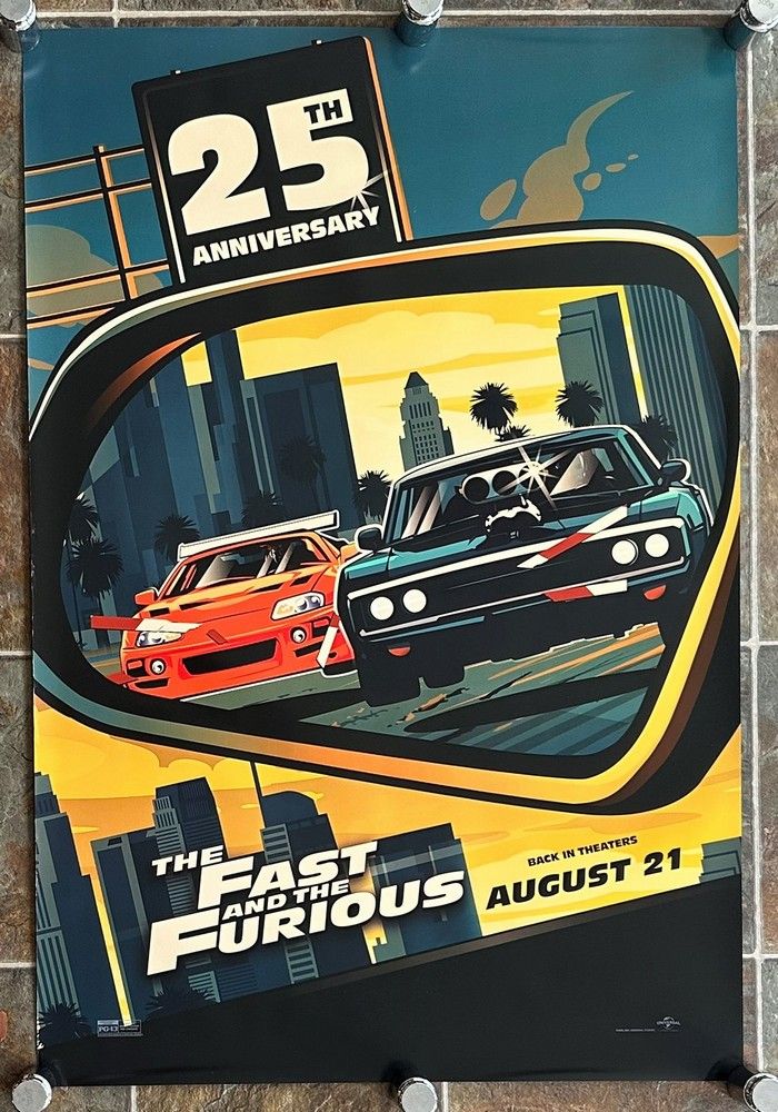 Fast and the Furious - 25th Anniversary Poster - 2026