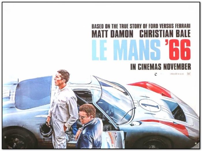 Ford V Ferrari British Quad Aka Lemans 66 Reel Deals Movie Posters Product Details