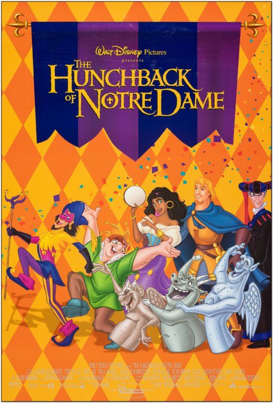 Hunchback Of Notre Dame - 1996 - Style B - Checkerboard Style
