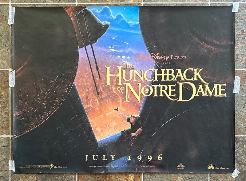 Hunchback Of Notre Dame - 1996 - British Quad