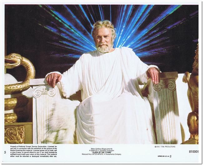 Clash of The Titans (1981) movie trading cards. Hamlin Bowker