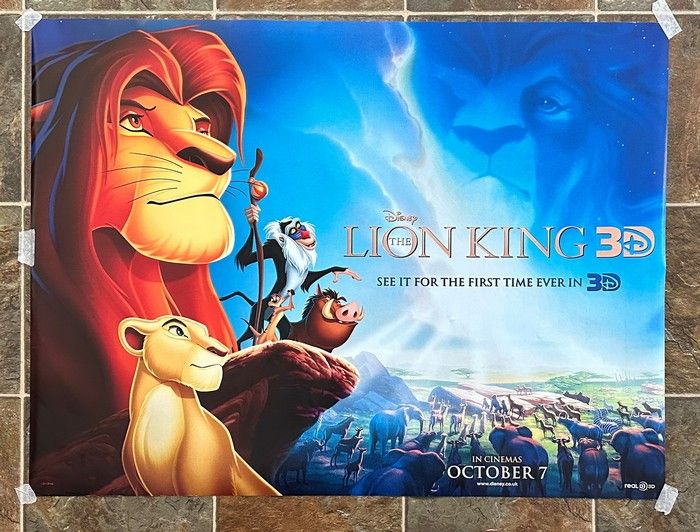 Lion King - R2011 - British Quad