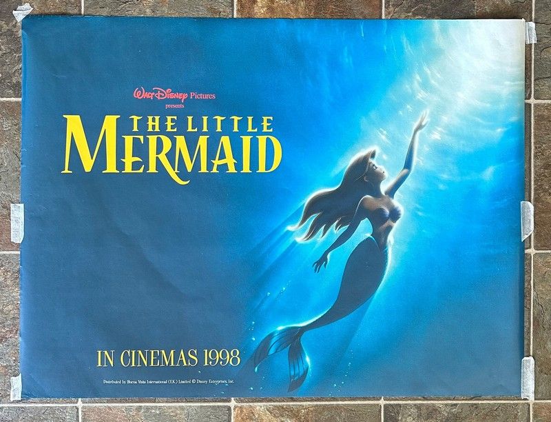 Little Mermaid - R1998 - British Quad - Advance Style