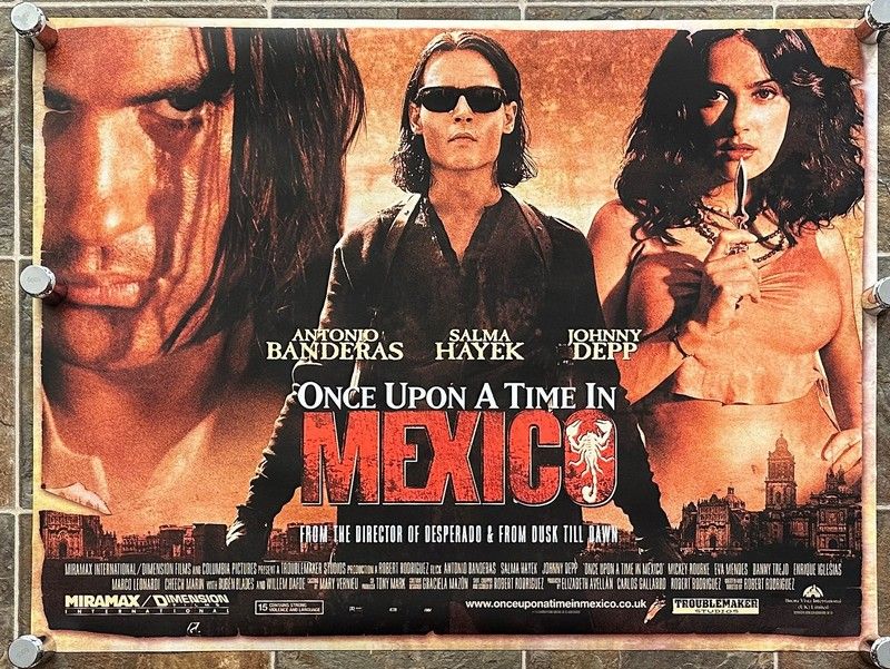 Once Upon A Time In Mexico - 2003 - British Quad