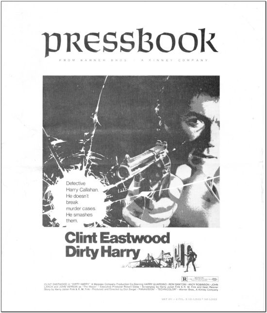 Dirty Harry - 1971 - Press Book