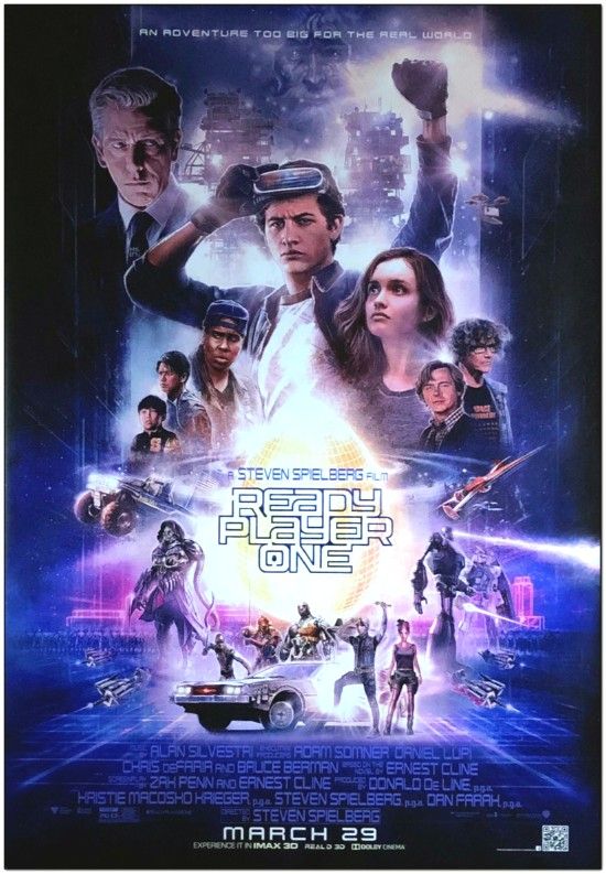 Ready Player One - Style B - Bus Stop Poster