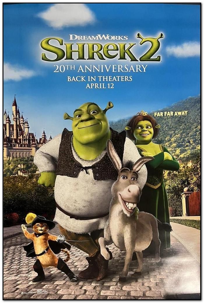 Shrek 2 - 2024 - 20th Anniversary Poster