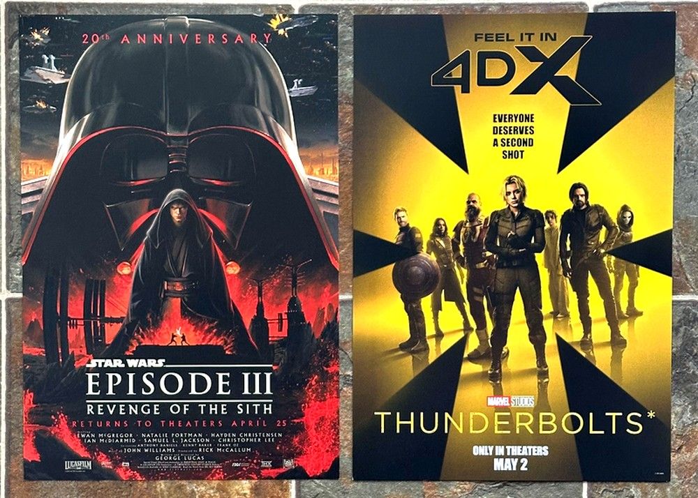 Star Wars - Episode 3 - Revenge Of The Sith - 20th Anniversary AND Thunderbolts - Mini Poster