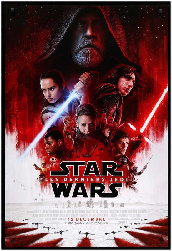 Star Wars - Episode 8: The Last Jedi - 2017 - Final Style - FRENCH POSTER