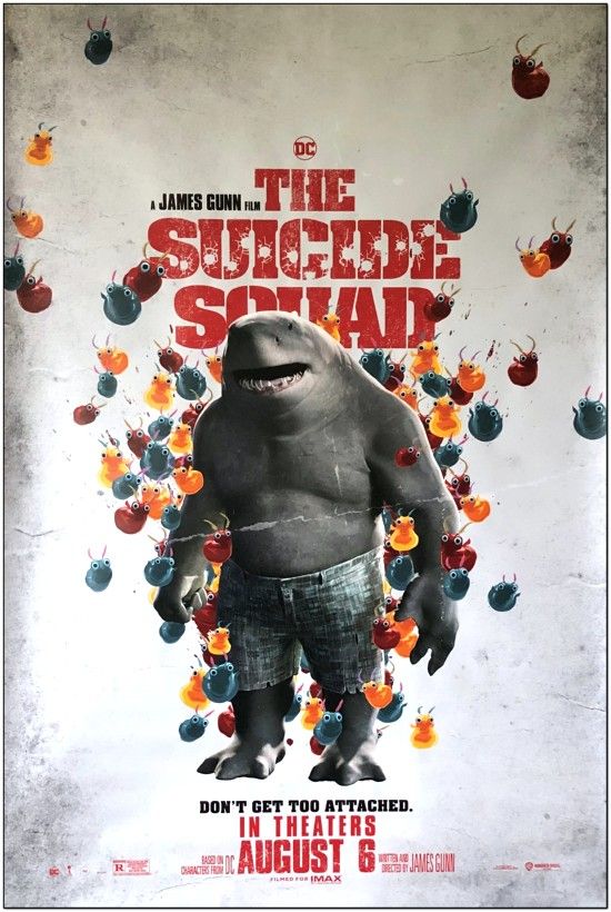 Suicide Squad 2 - 2021 - Advance Of King Shark - Bus Stop Poster