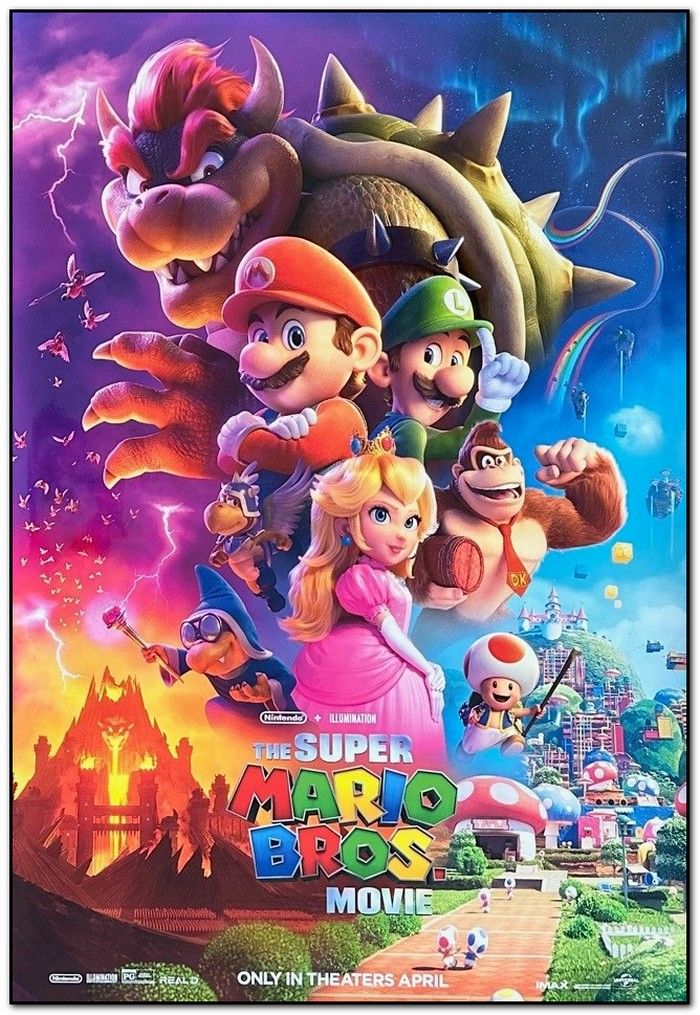 Super Mario Brothers Movie - 2023 - Advance Style B