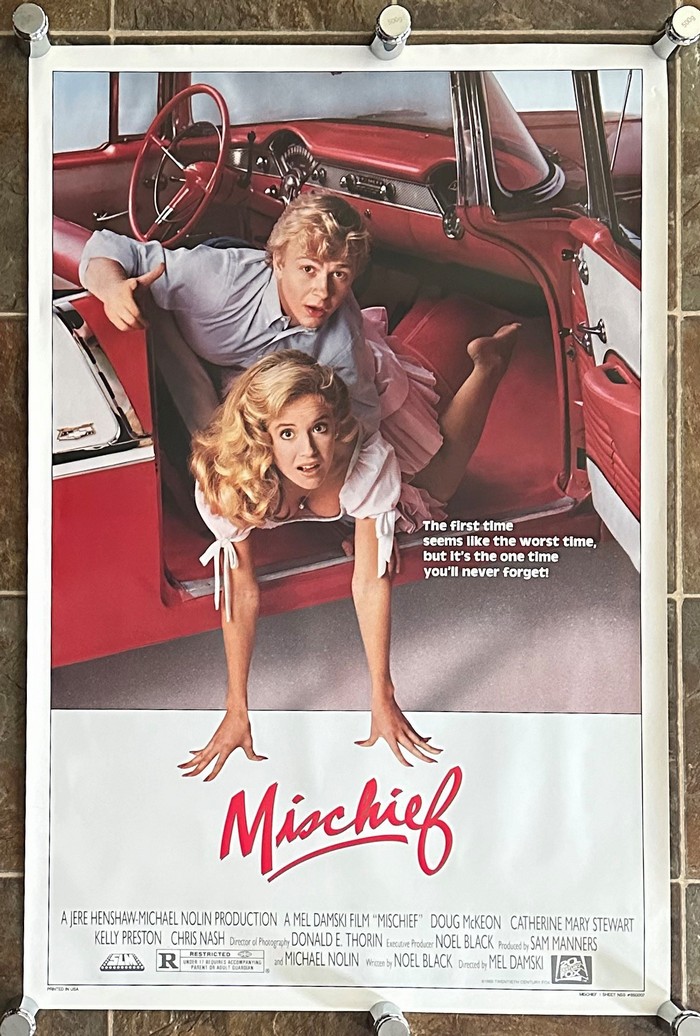 MISCHIEF - 1985 - original 27x41 ROLLED Movie Poster - KELLY