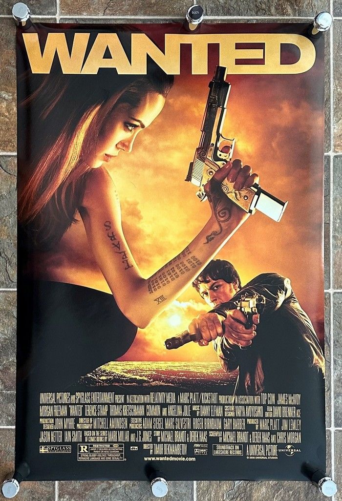 WANTED - 2008 - Original 27x40 Movie Poster - Final Style